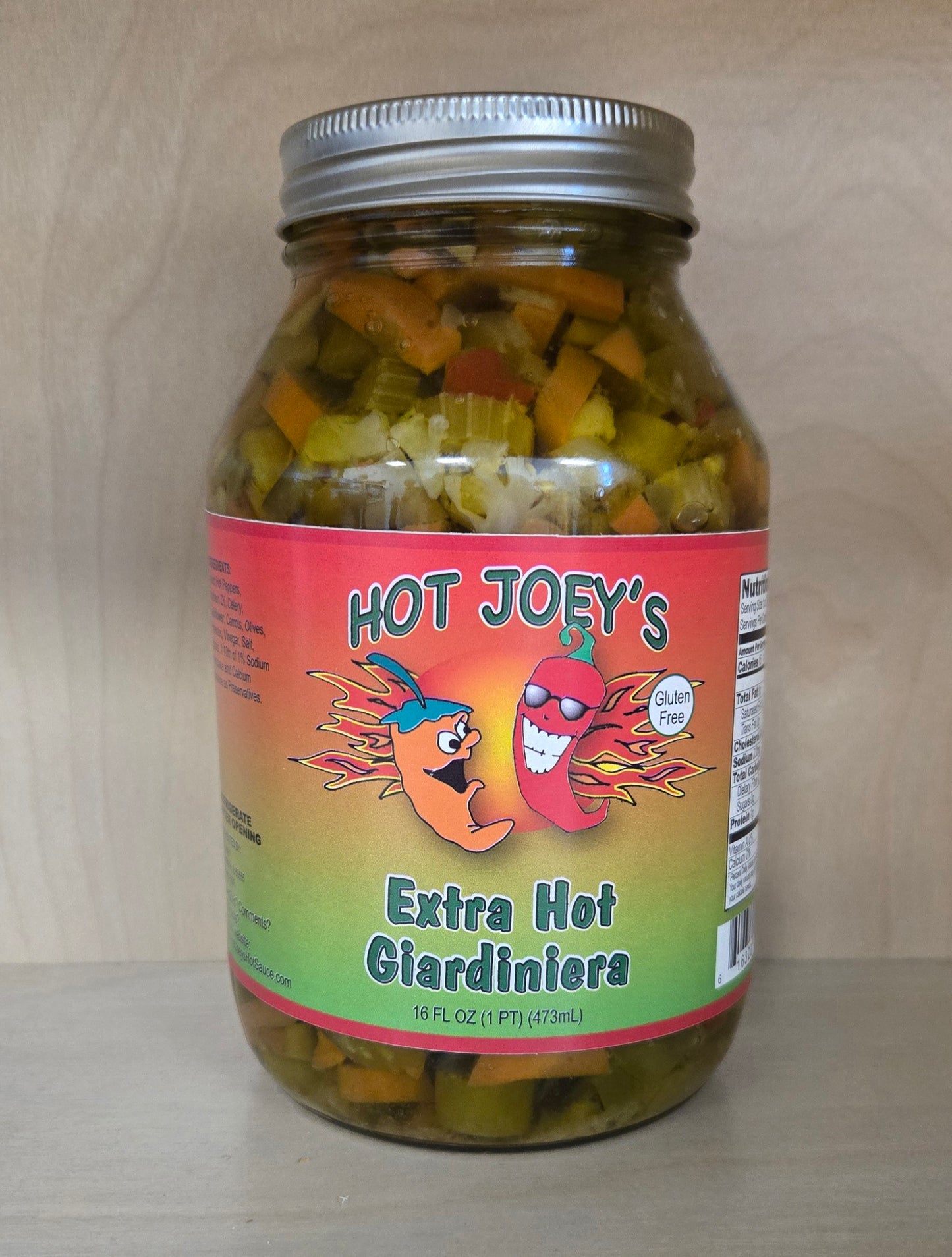 32oz Extra Hot Giardiniera
