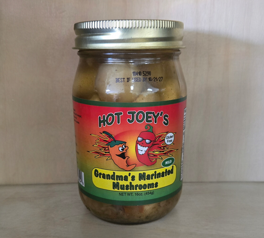 Grandma's Mild Marinated Mushrooms (16oz)