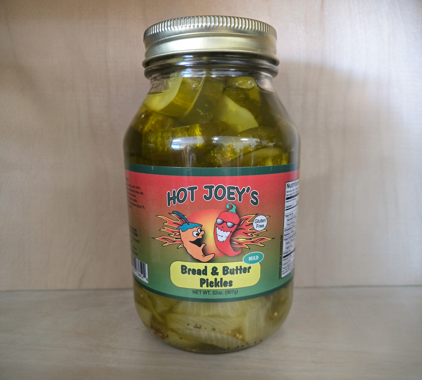32oz Thick Cut Mild Bread and Butter Pickles