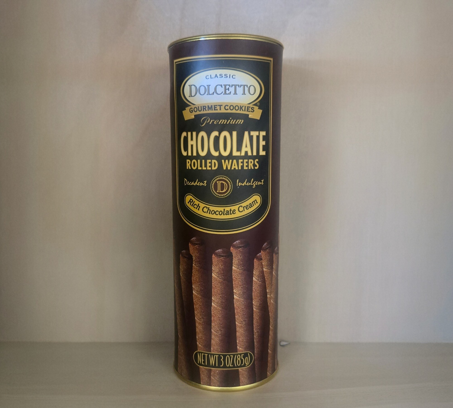 Chocolate Rolled Wafers