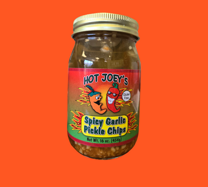 Spicy Garlic Pickle Chips(Sweet) 16 oz