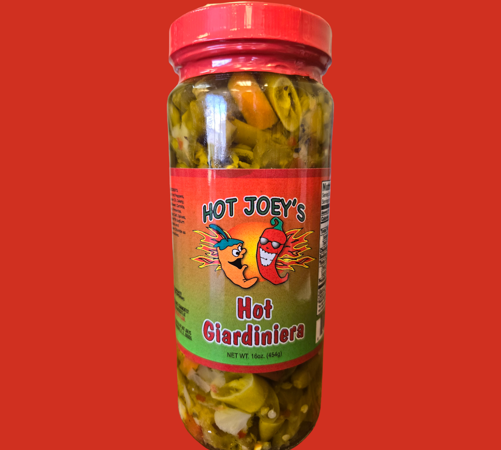 Hot Giardiniera 16oz. – Hot Joey's