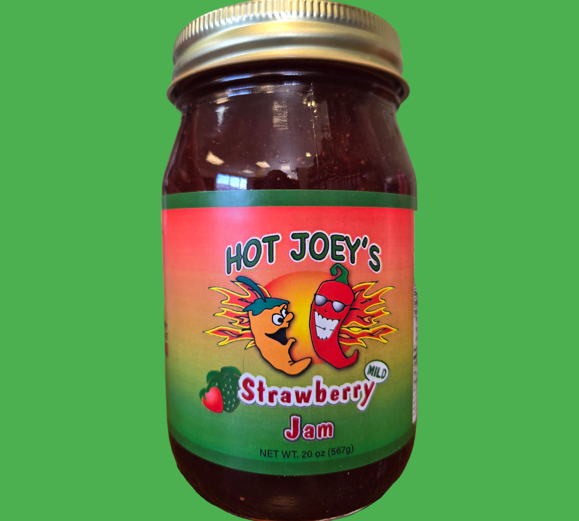 Mild Strawberry Jam – Hot Joey's